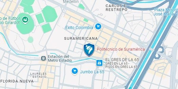 mapa medellín